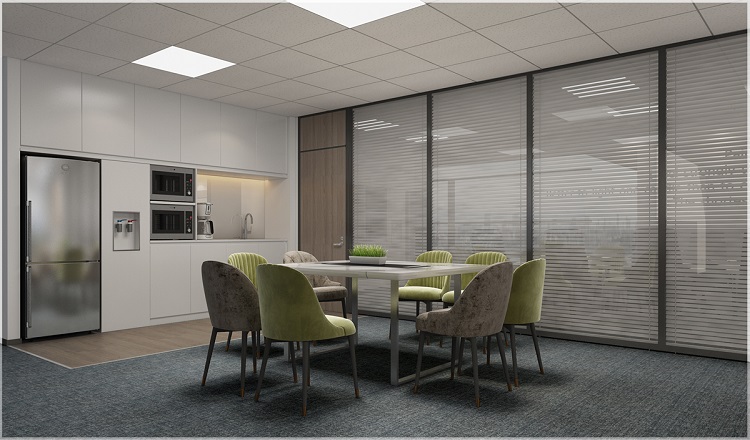 办公室装修：卫生间地面平稳施工，加洲建设护航