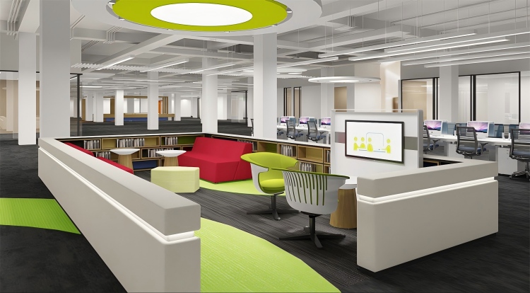 加洲建设集团在办公室装修中地毯选择：兼顾实用、美观与企业调性