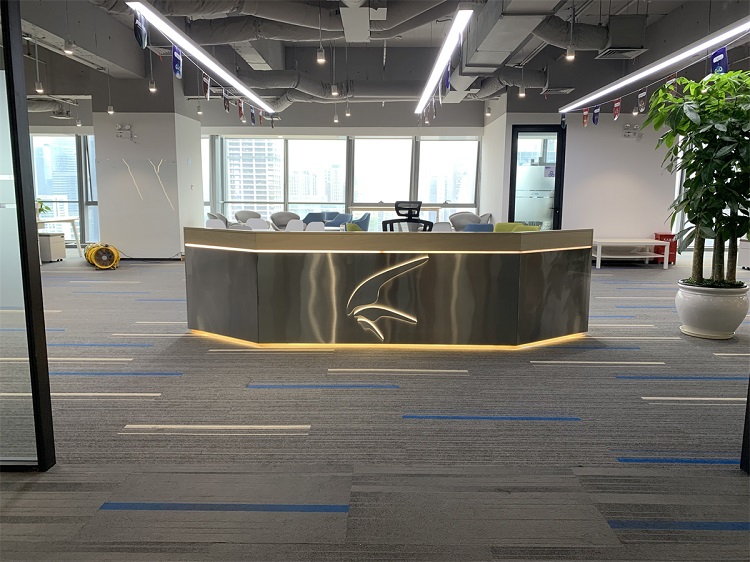 加洲建设对办公室装修角区设计，小空间藏着大质感